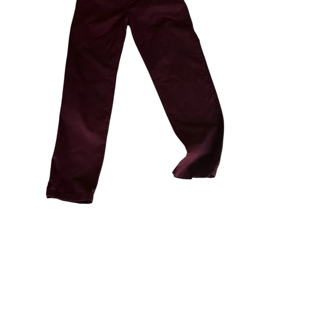 Polo Ralph Lauren flat front five picket size youth 20 Deep Burgundy Chinos